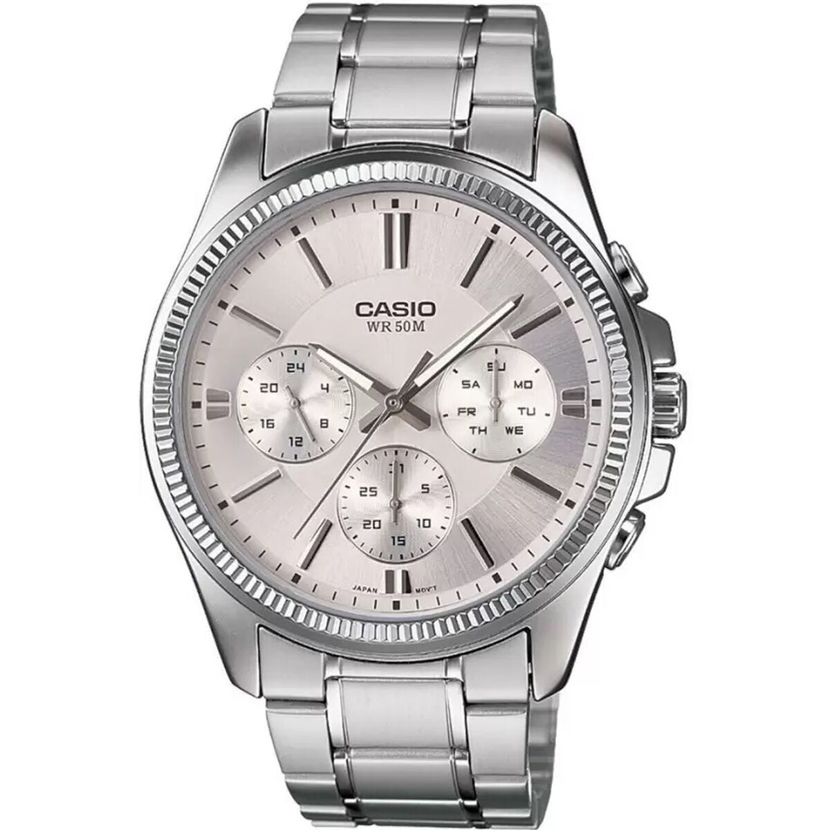 Men's Watch Casio ENTICER GENT Silver Grey (35 mm)