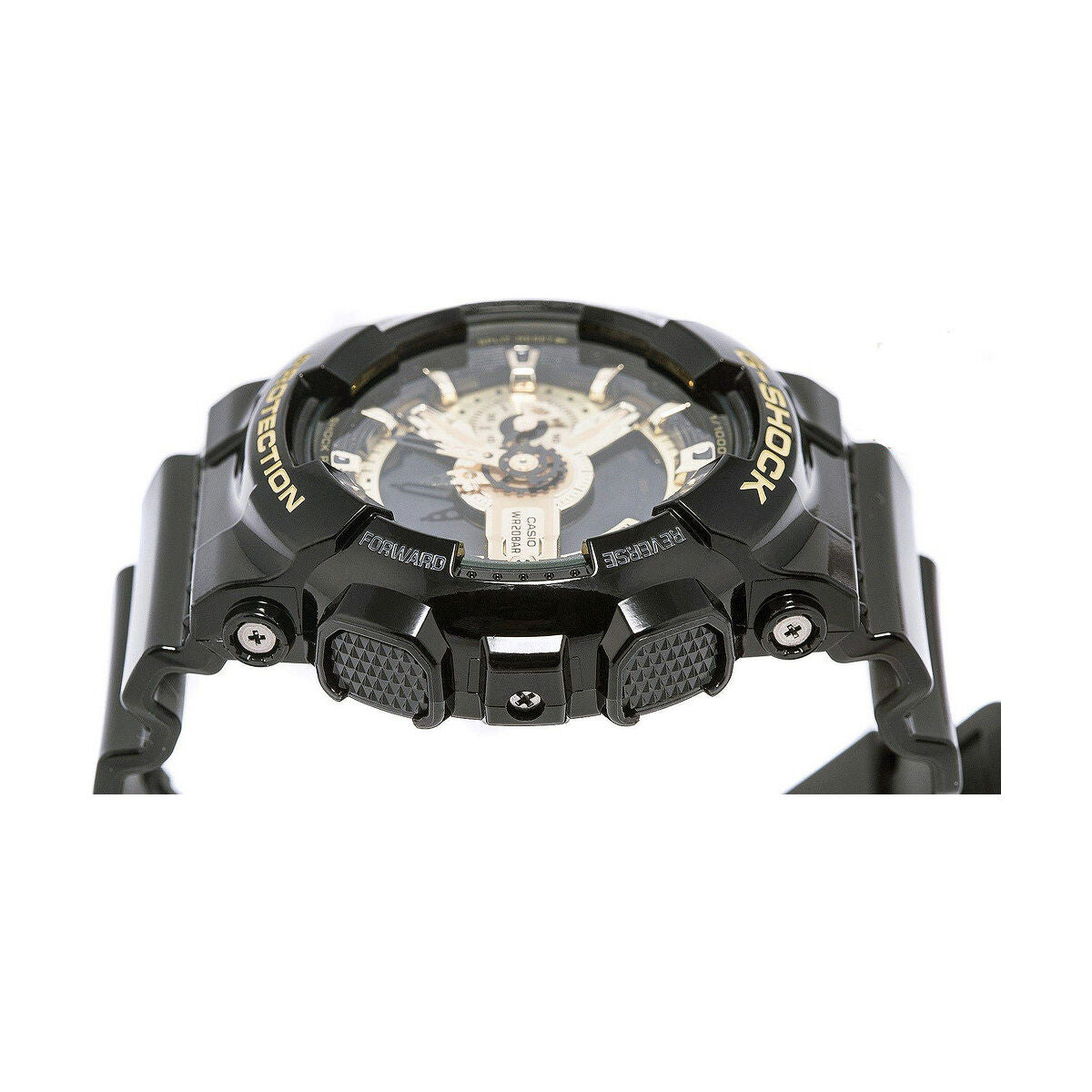Men's Watch Casio G-Shock GA-110GB-1AER Black Gold Grey ( 55 mm)