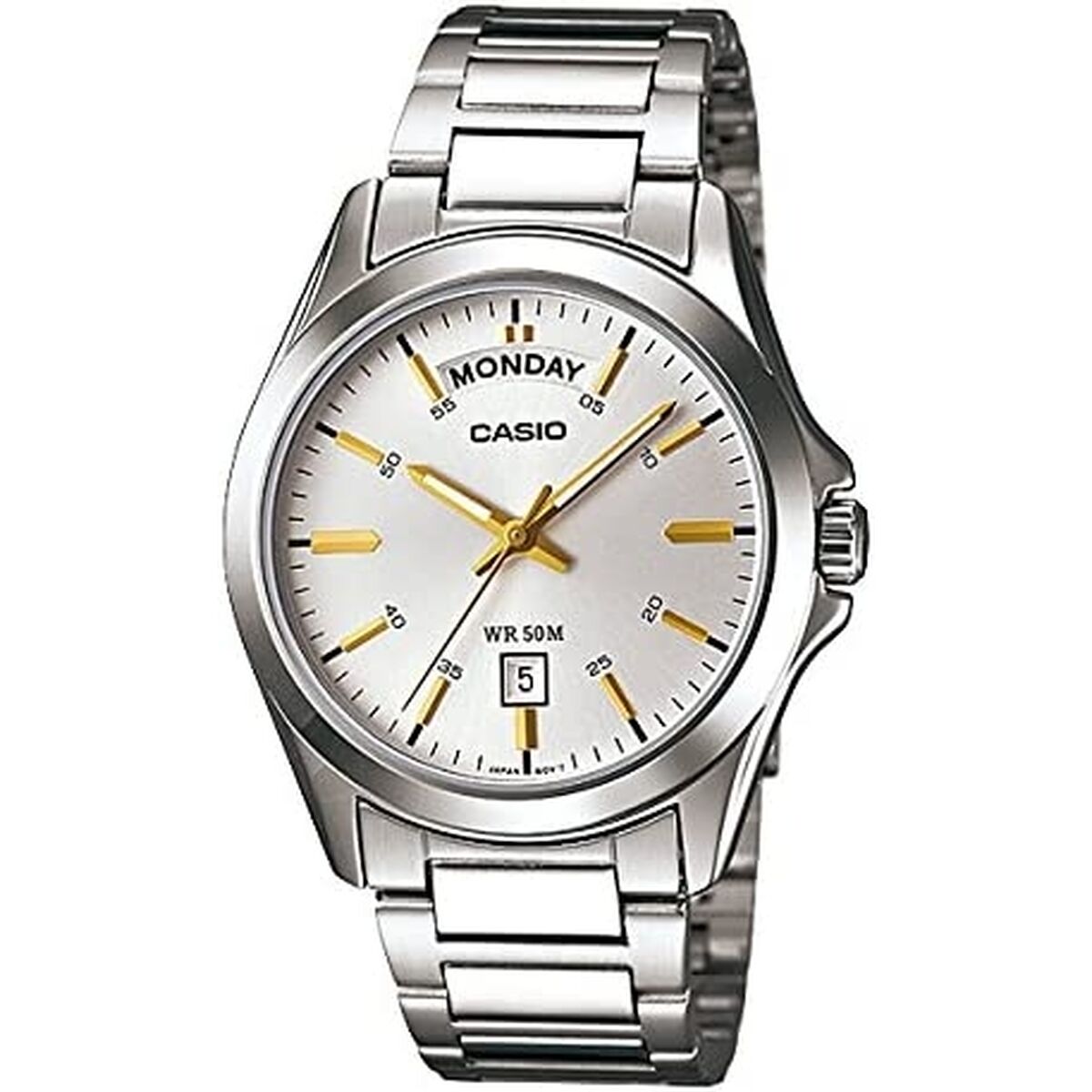 Men's Watch Casio MTP-1370D-7A2VDF Silver ( 40 mm)